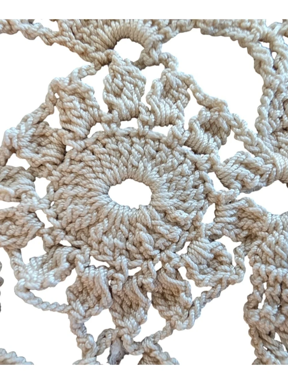 Lace Crochet Floral Appliqué - Set Of 4